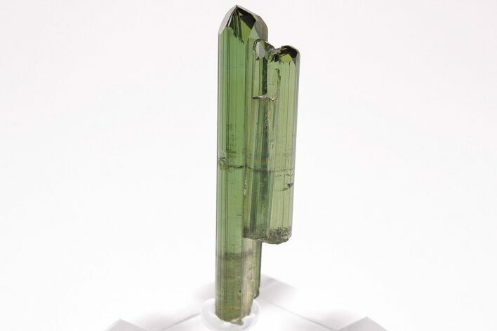 Gemmy, Sharply Terminated Green Tourmaline Crystal - Brazil #206254